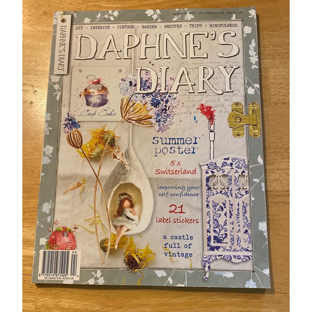 Daphne's Diary Magazine UK  Issue #6 2021 Recipes DIY Vintage Garden Trips More